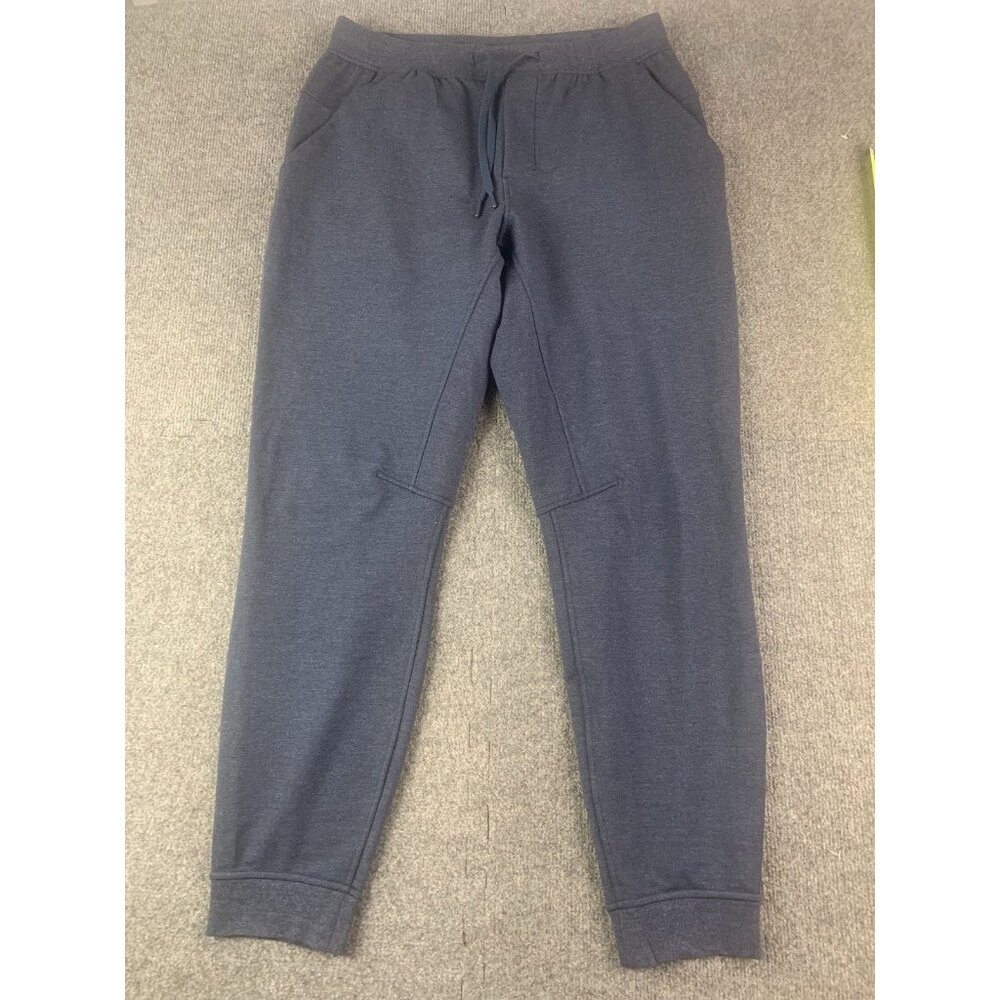 Lululemon Mens Polyester/Cotton Elastic Waist Drawstring Sweatpants Size L Gray